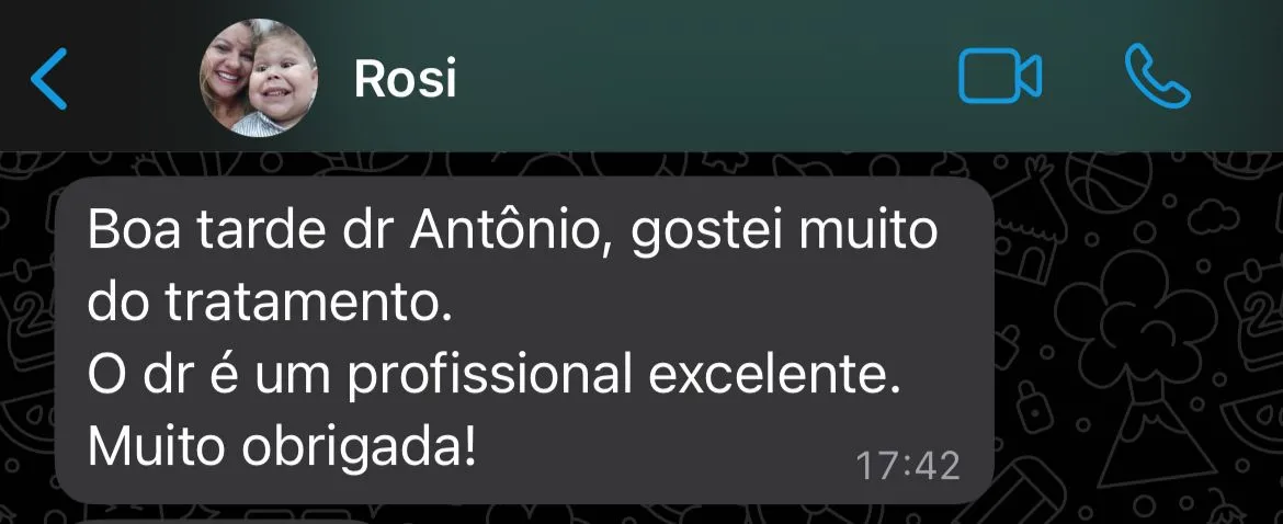 feedback para o dr antonio
