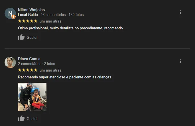 feedback para o dr antonio